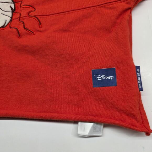 Disney Spirit Jersey Cat Freakin Adorable Cropped Women Large Orange - Picture 5 of 11
